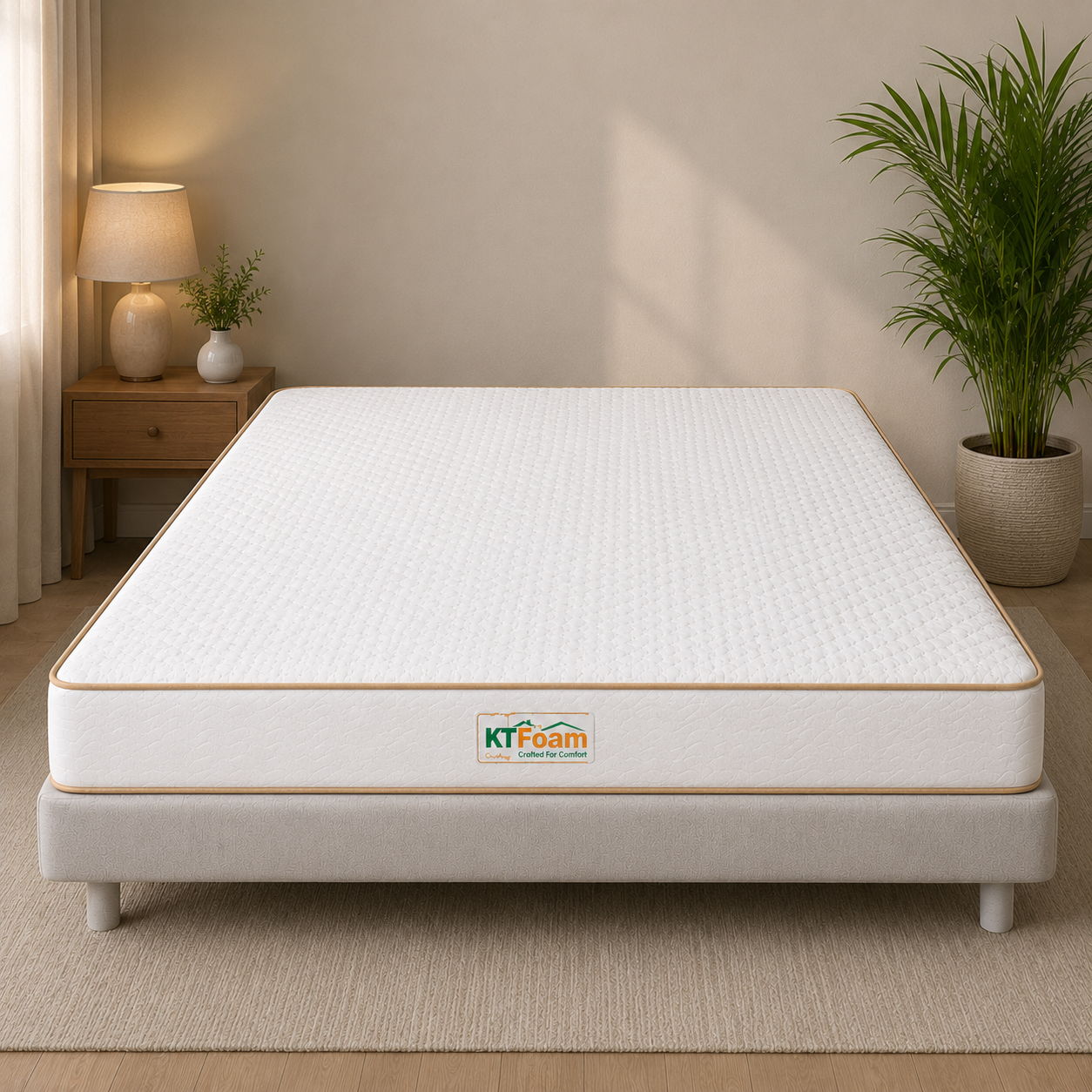 KT Foam Spring Square Mattress